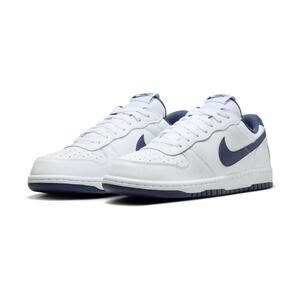 MEN'S NIKE 355152 140 BIG NIKE LOW WHITE/NAVY Men’s size 13